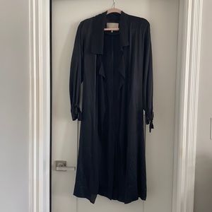 Wilfred Le Fou Black Silk Mercier Jacket/Robe